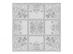 Grape Vine Panel 9 piece panel
