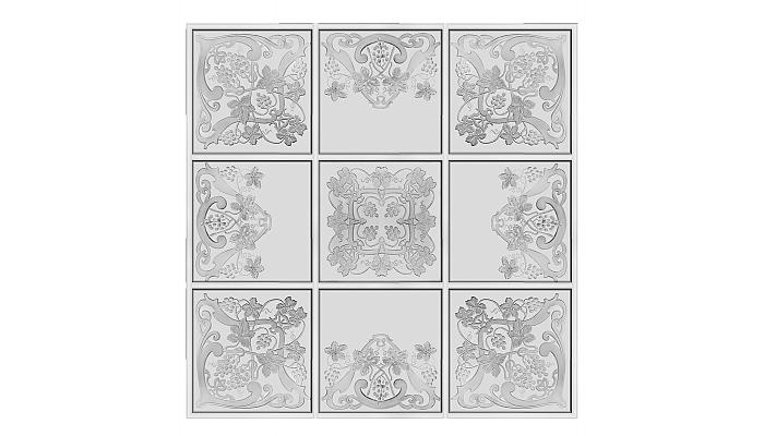 Grape Vine Panel 9 piece panel